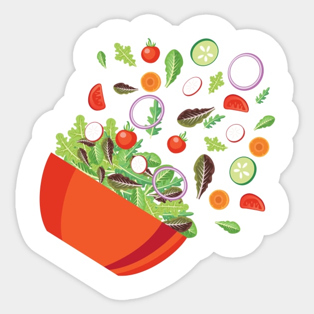 Salad Explosion! Sticker by SWON Design